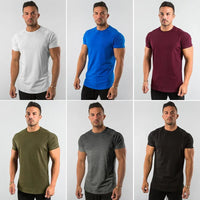 Men's Fitted Performance T-Shirt with Curved Hem View 11