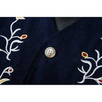Men's Floral Embroidered Waistcoat | Smart Occasion Layer Alternate