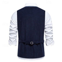 Men's Floral Embroidered Waistcoat | Smart Occasion Layer Angle