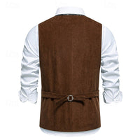 Men's Floral Embroidered Waistcoat | Smart Occasion Layer Detail
