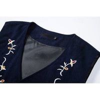 Men's Floral Embroidered Waistcoat | Smart Occasion Layer Full