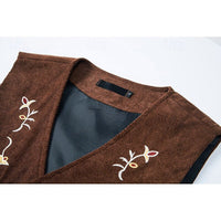 Men's Floral Embroidered Waistcoat | Smart Occasion Layer Side