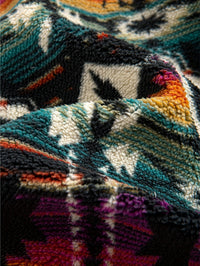 Men's Heritage Patterned Hoodie Close Up