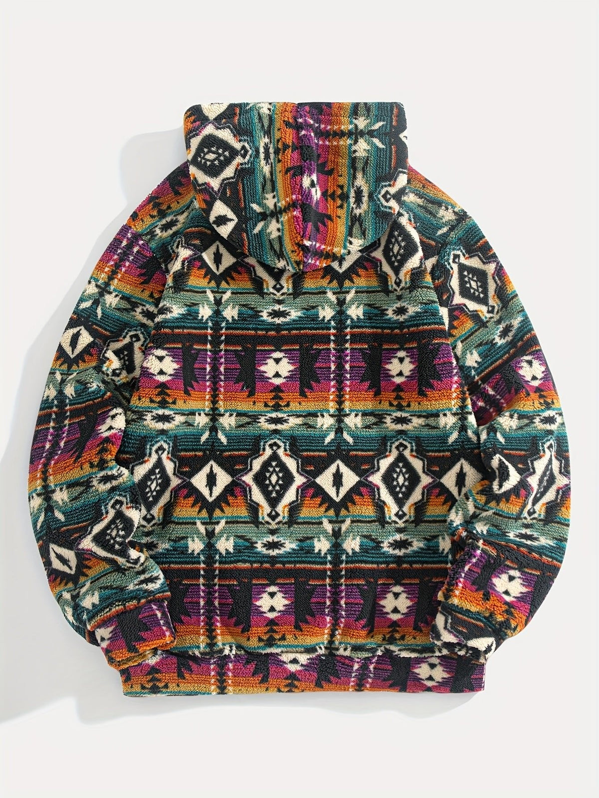 Men's Heritage Patterned Hoodie Front