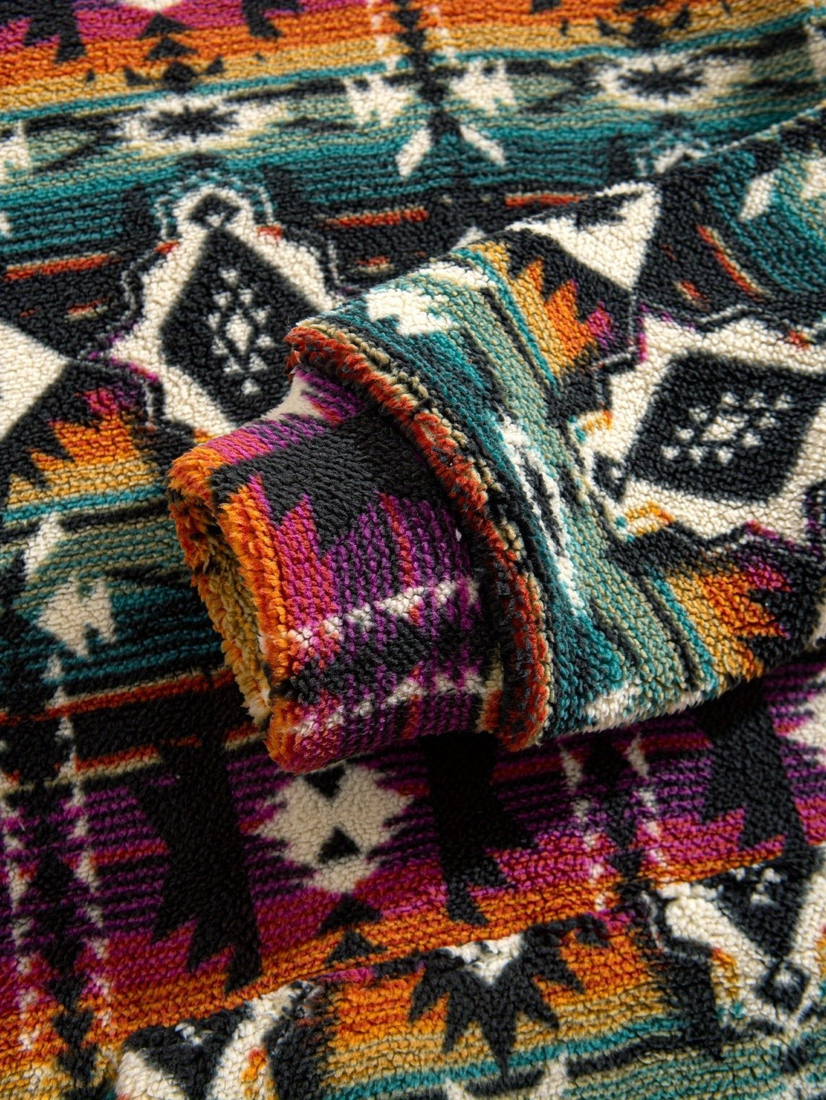 Men's Heritage Patterned Hoodie Side