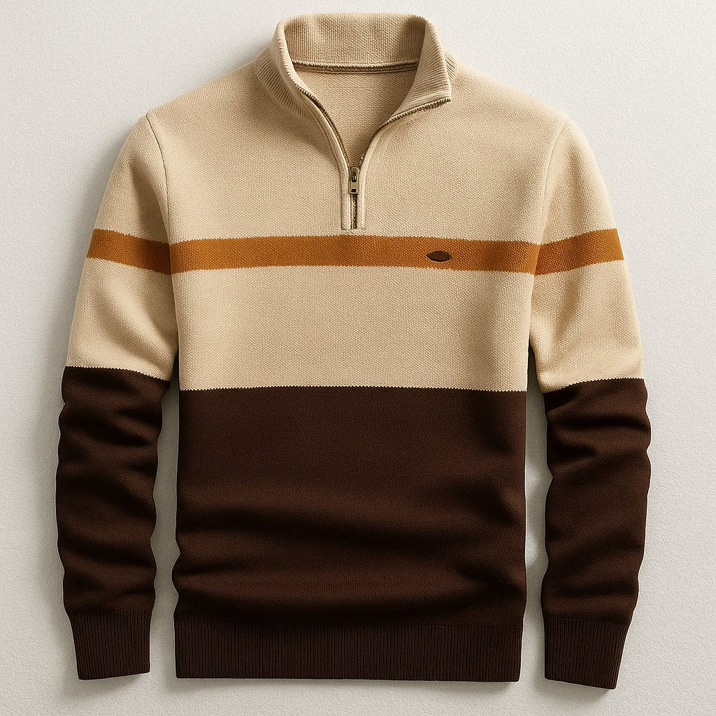 Men's Heritage Quarter-Zip Cotton Pullover Back