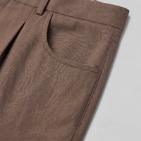 Men's High Waist Formal Trousers with Tailored Fit Full