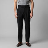 Men's High Waist Formal Trousers with Tailored Fit