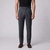 Men's High Waist Formal Trousers with Tailored Fit View 12