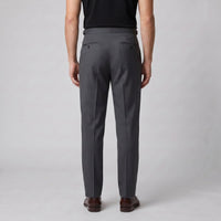 Men's High Waist Formal Trousers with Tailored Fit View 14