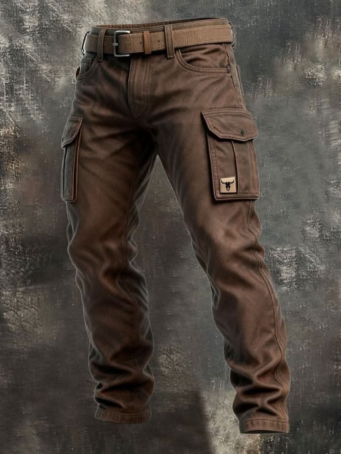 Men's Insulated Utility Pants | Heavyweight Canvas with Cargo Pockets Hero