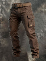 Men's Insulated Utility Pants | Heavyweight Canvas with Cargo Pockets
