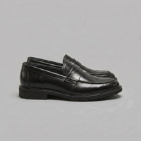 Men's Leather-Look Penny Loafers with Rubber Sole Lifestyle