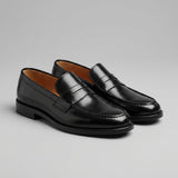Men's Leather Penny Loafers | Slip On with Polished Finish