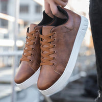 Men's Leather Sneakers | City-Ready with Refined Sole Close Up