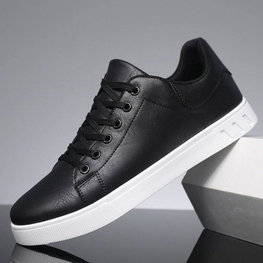 Men's Leather Sneakers | City-Ready with Refined Sole Detail