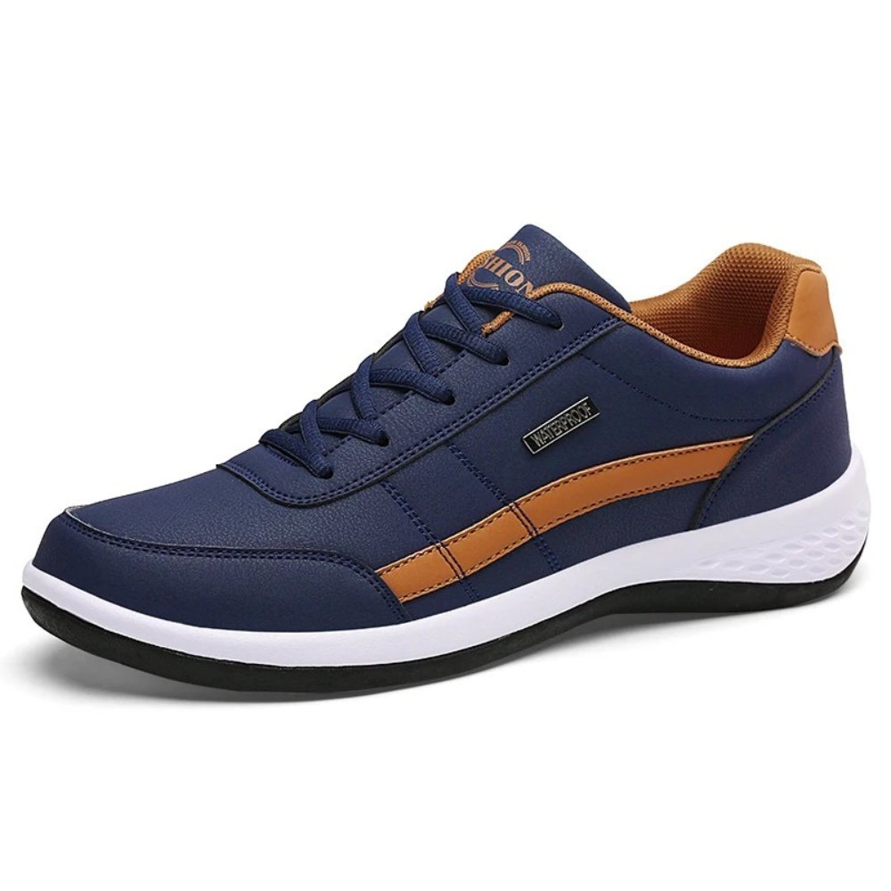 Men's Leather Sneakers | Designed for Balance with Orthopedic Footbed Detail