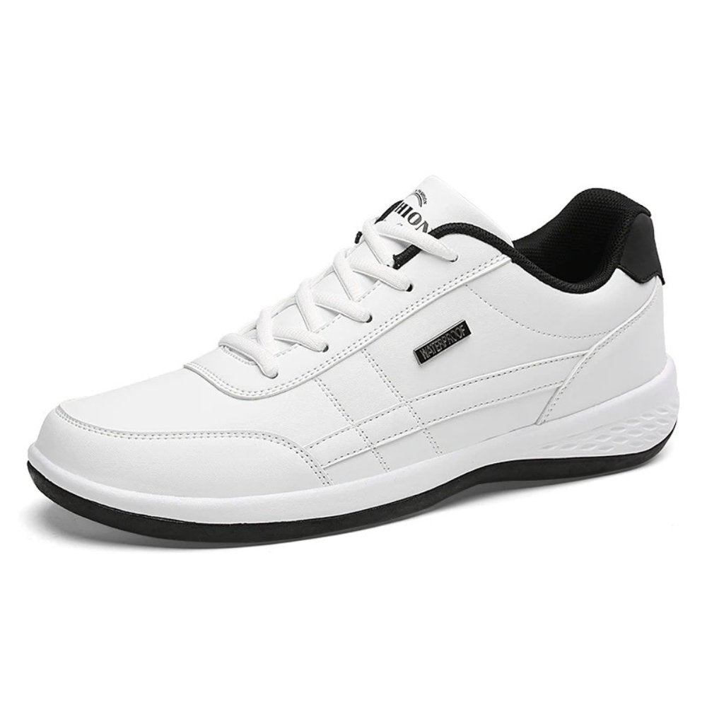 Men's Leather Sneakers | Designed for Balance with Orthopedic Footbed Front