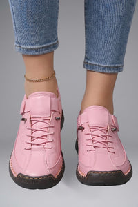 Men's Leather Trainers with Elastic Side Panels View 13