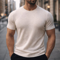 Men's Lightweight Knit Short Sleeve Tee Back