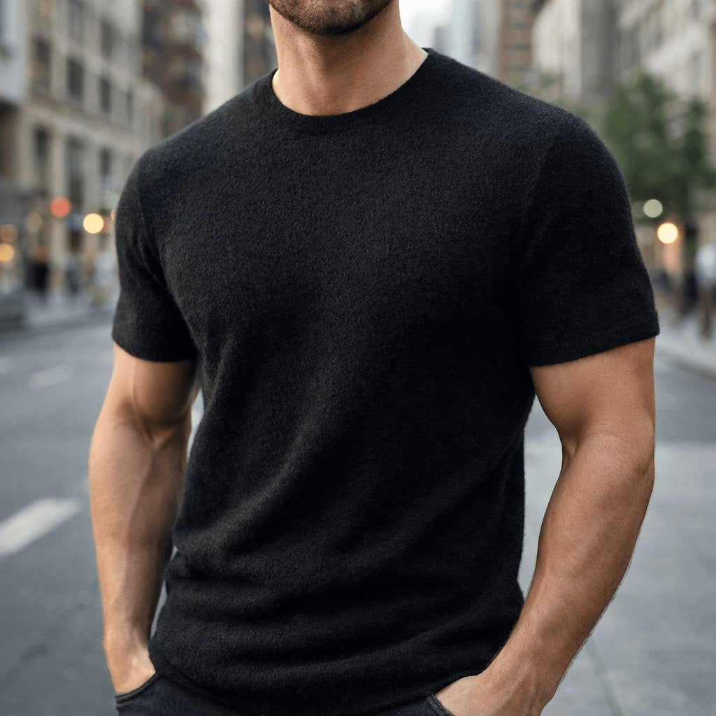 Men's Lightweight Knit Short Sleeve Tee Lifestyle