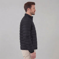 Men's Lightweight Puffer Spring Jacket with Quilted Finish Close Up
