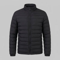 Men's Lightweight Puffer Spring Jacket with Quilted Finish Detail