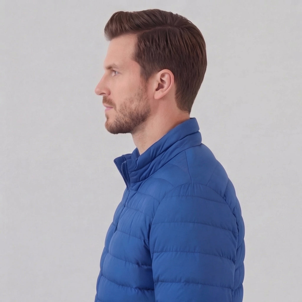 Men's Lightweight Puffer Spring Jacket with Quilted Finish View 13