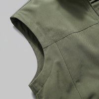 Men's Lightweight Utility Gilet with Zip Pockets Side
