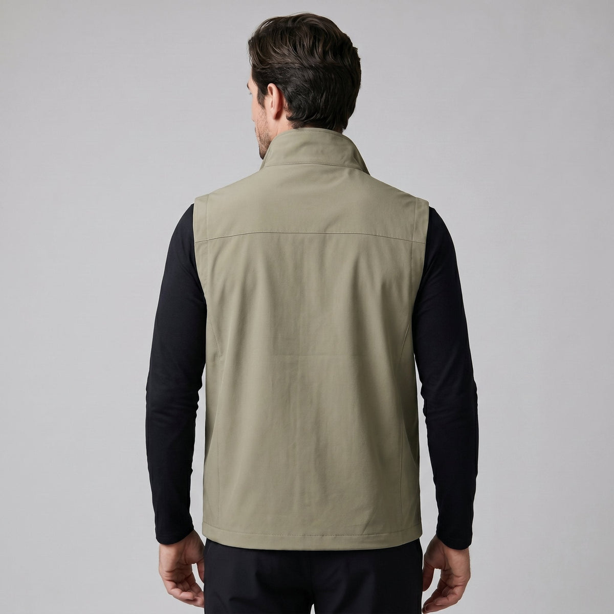 Men's Lightweight Utility Gilet with Zip Pockets View 18