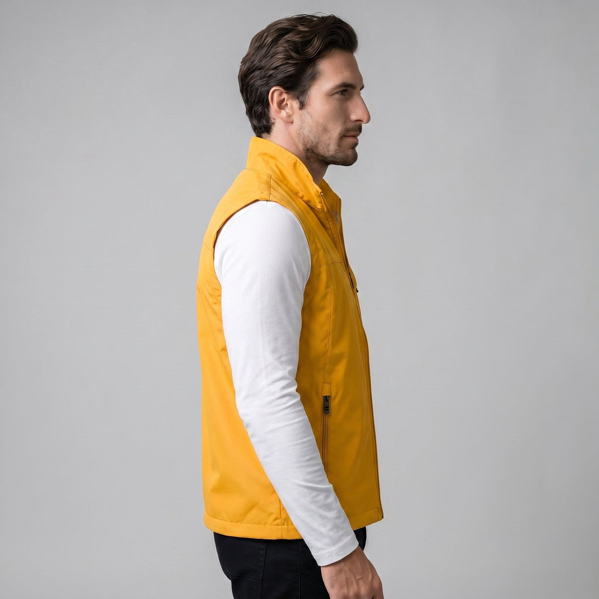 Men's Lightweight Utility Gilet with Zip Pockets View 37