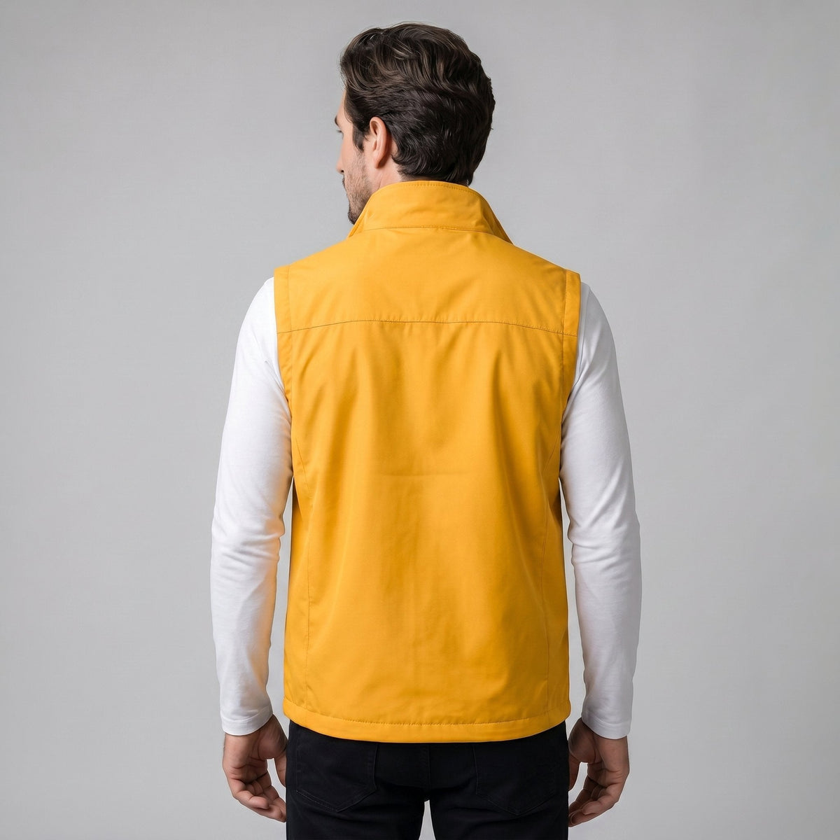 Men's Lightweight Utility Gilet with Zip Pockets View 38