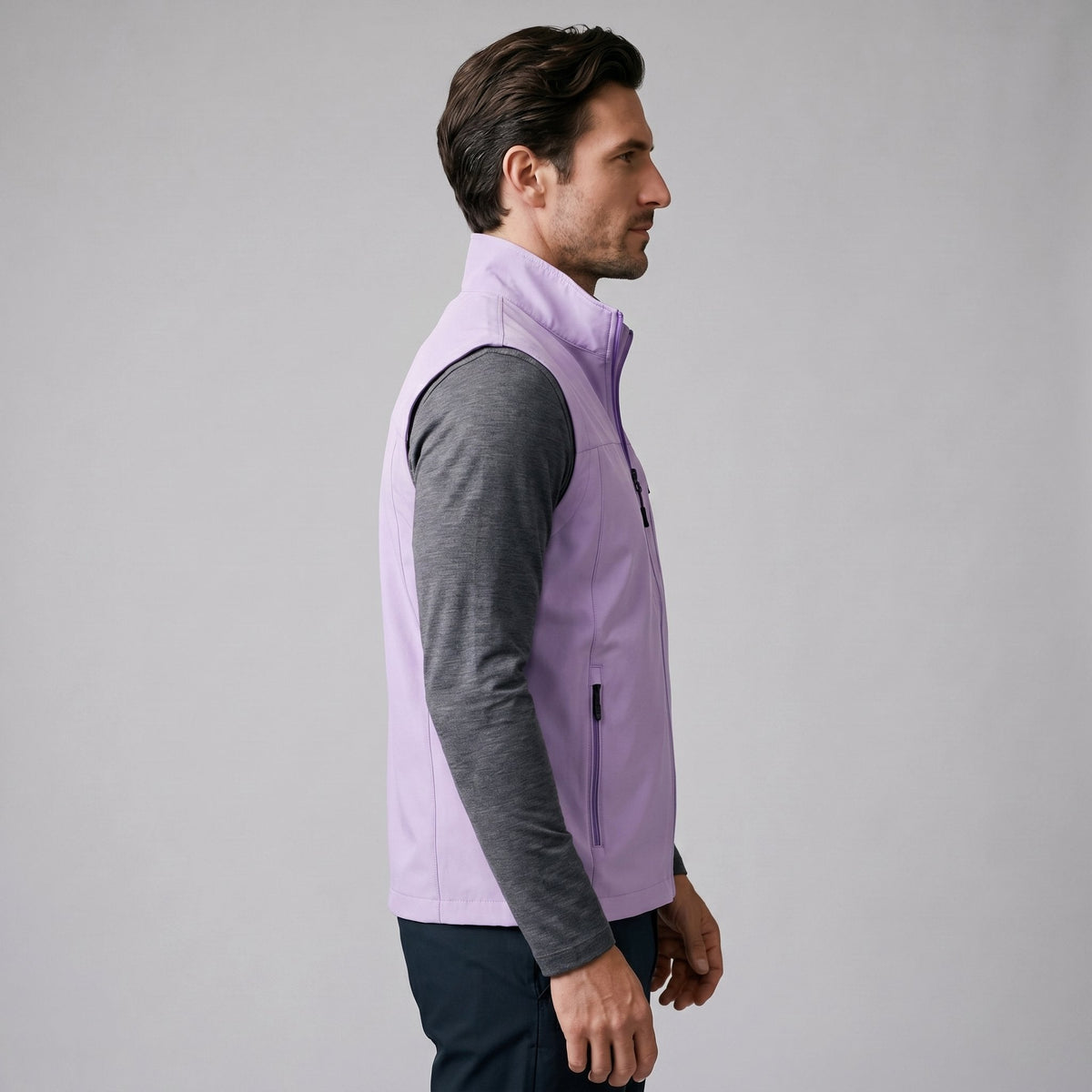 Men's Lightweight Utility Gilet with Zip Pockets View 42