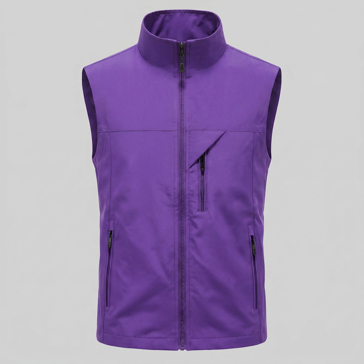 Men's Lightweight Utility Gilet with Zip Pockets View 55