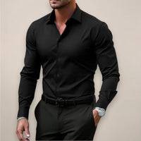 Men's Notched Collar Shirt with Smart Finish Lifestyle