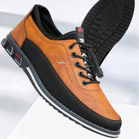 Men's Orthopedic Shoes | Everyday Comfort with Leather Sole Close Up