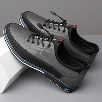 Men's Orthopedic Shoes | Everyday Comfort with Leather Sole Side