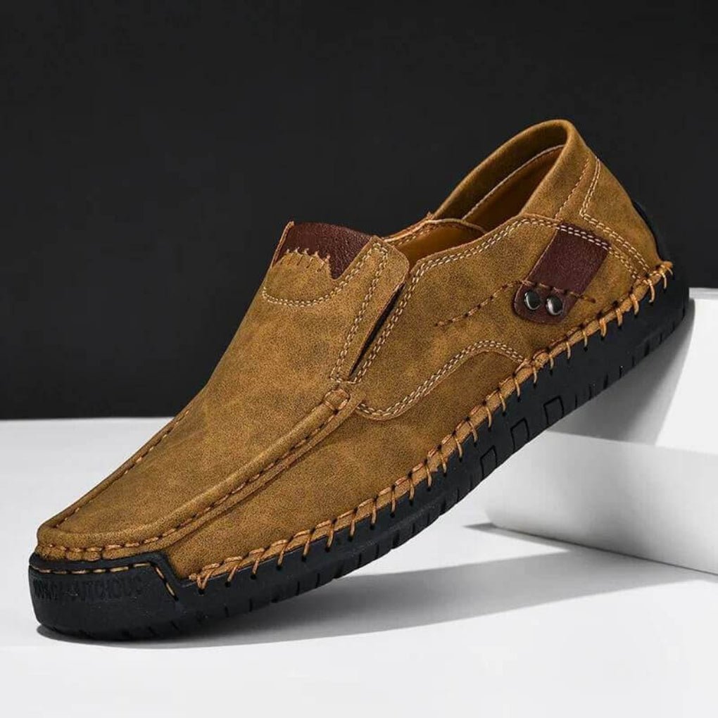 Men's Orthopedic Slip On Shoes with Arch Support Front