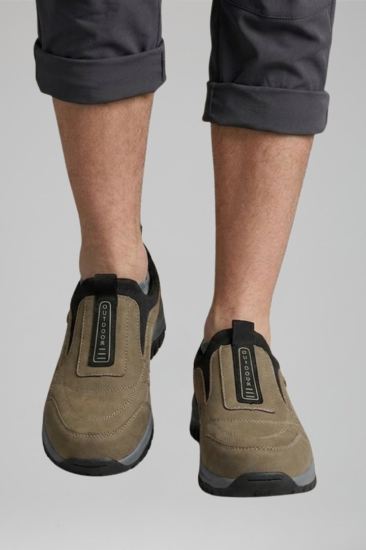 Men's Orthopedic Walking Shoes with Slip-On Design Full