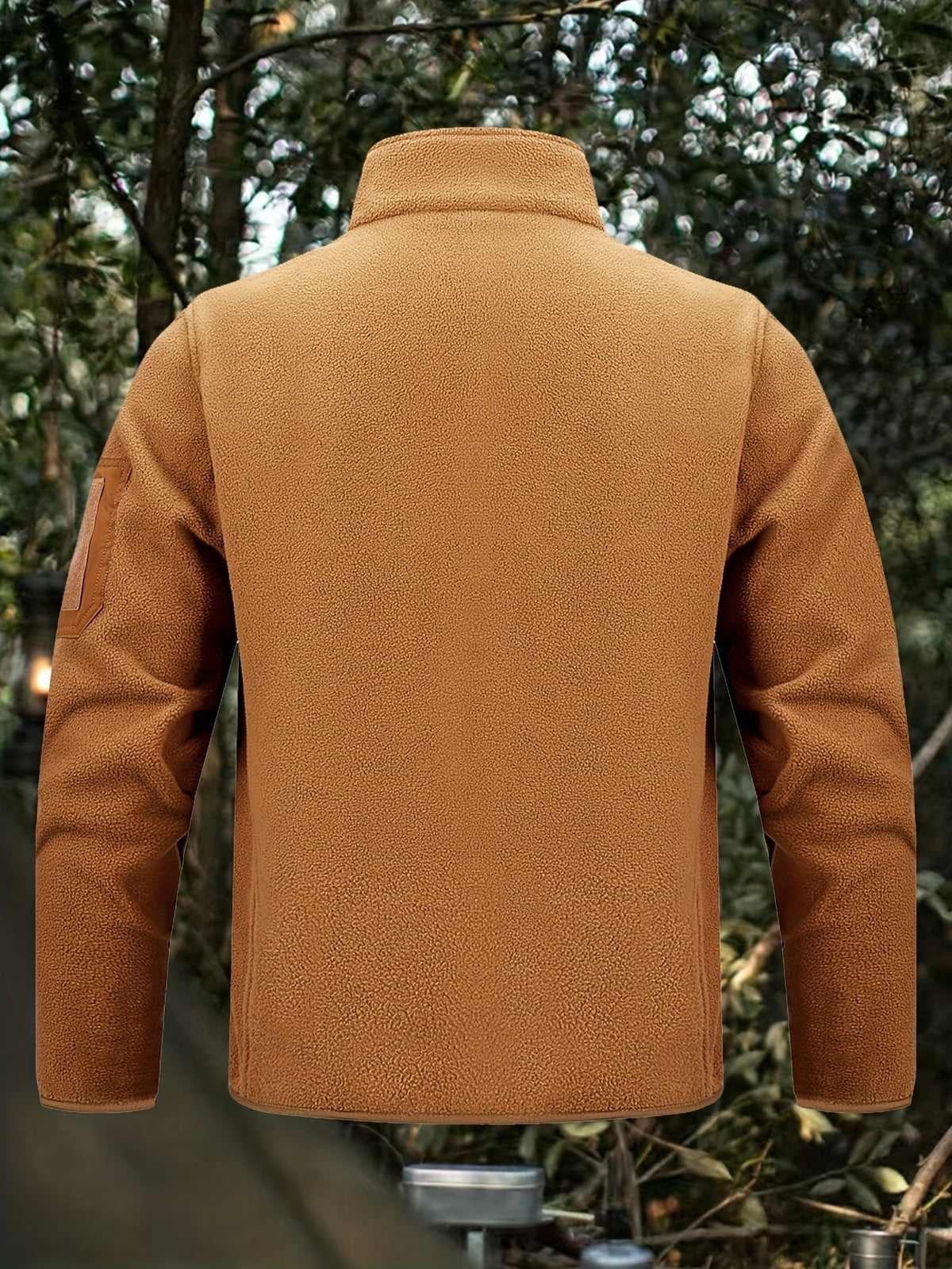 Men's Outdoor Jacket | Full Zip with Chest Pocket Back