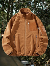 Men's Outdoor Jacket | Full Zip with Chest Pocket Side