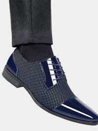 Men's Patent Cap Toe Oxford Shoes | Formal with Polished Finish Hero