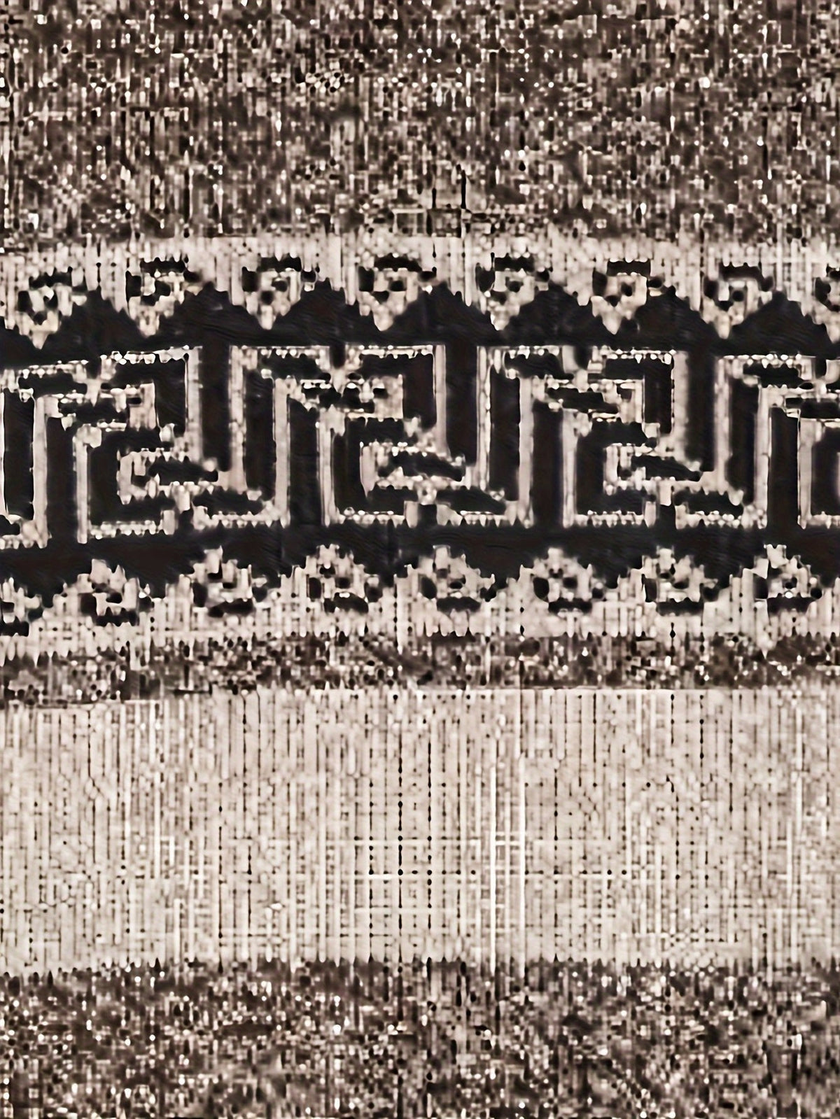 Men's Patterned Full Zip Cardigan Detail