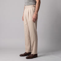 Men's Pleated Tailored Trousers with Turn-Ups Alternate