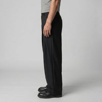 Men's Pleated Wide-Leg Tailored Trousers with Draped Fit Alternate