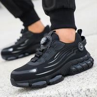Men's Protective Safety Sneakers with Reinforced Toe Detail