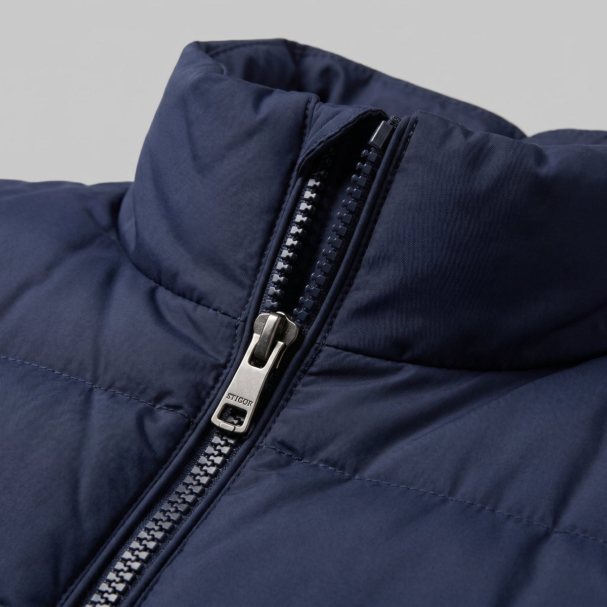 Men's Quilted Padded Gilet with Stand Collar View 20