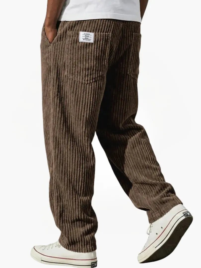 Men's Relaxed Fit Corduroy Trousers Alternate