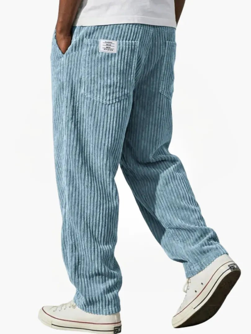 Men's Relaxed Fit Corduroy Trousers Back