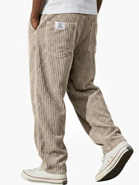 Men's Relaxed Fit Corduroy Trousers Side